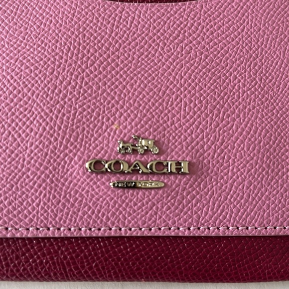 Coach Color Block Wristlet Bag/Purse - Picture 4 of 6